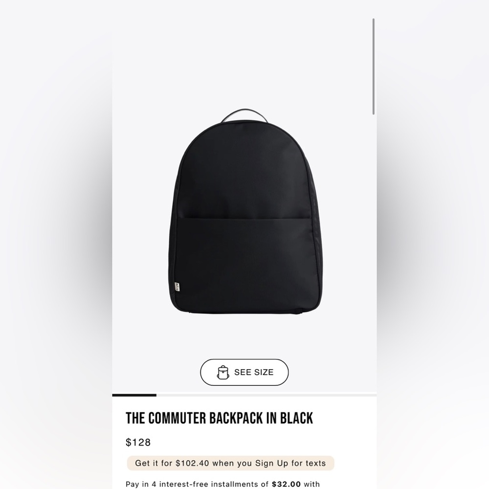 Never used Beis Backpack
